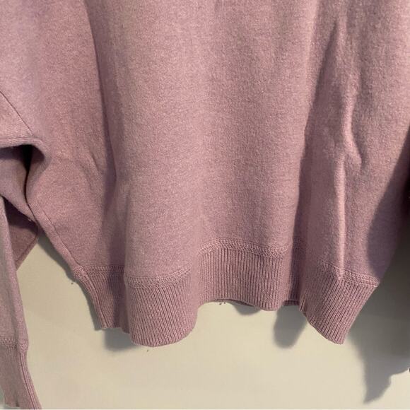 Isabel Marant Etoile Purple Pink Logo Intarsia Cotton Wool Sweater 38 Medium - Picture 6 of 16